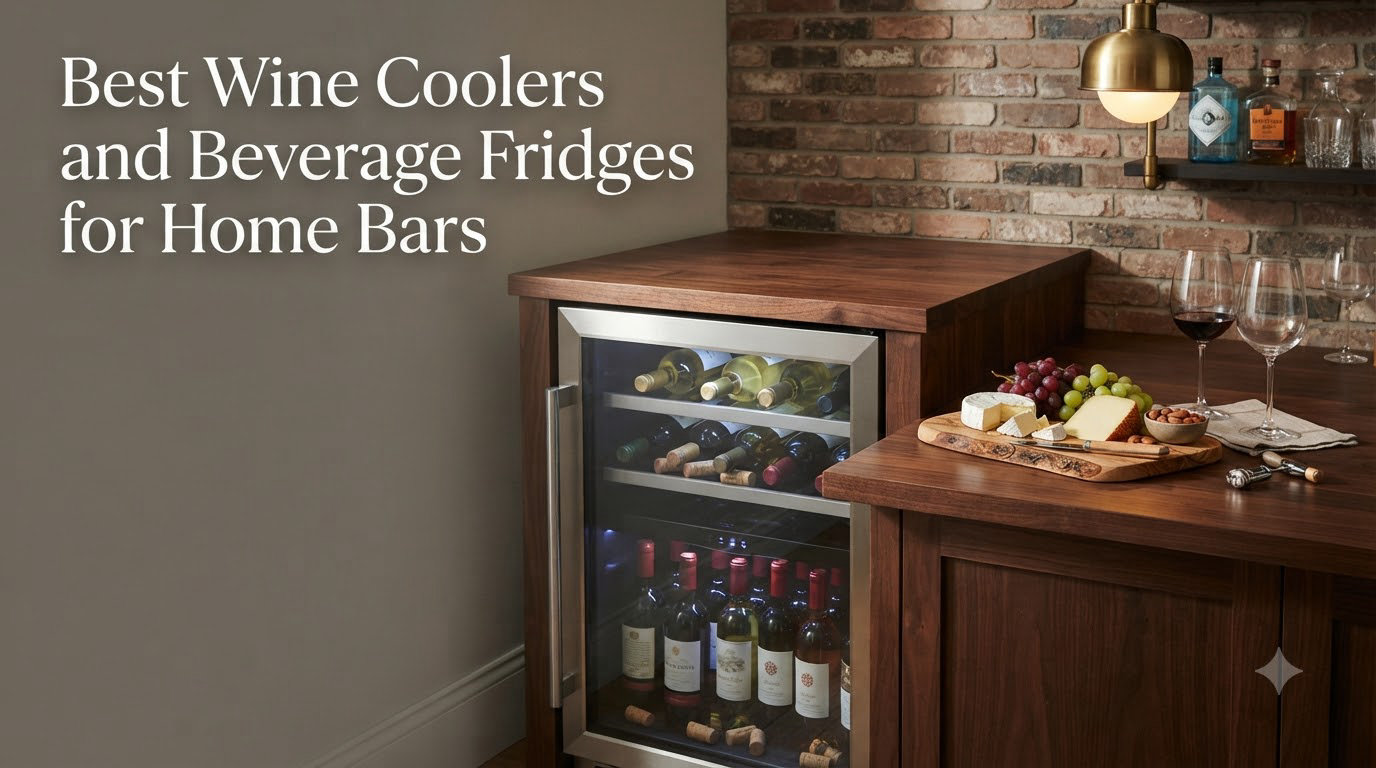 Best Wine Coolers and Beverage Fridges for Home Bars