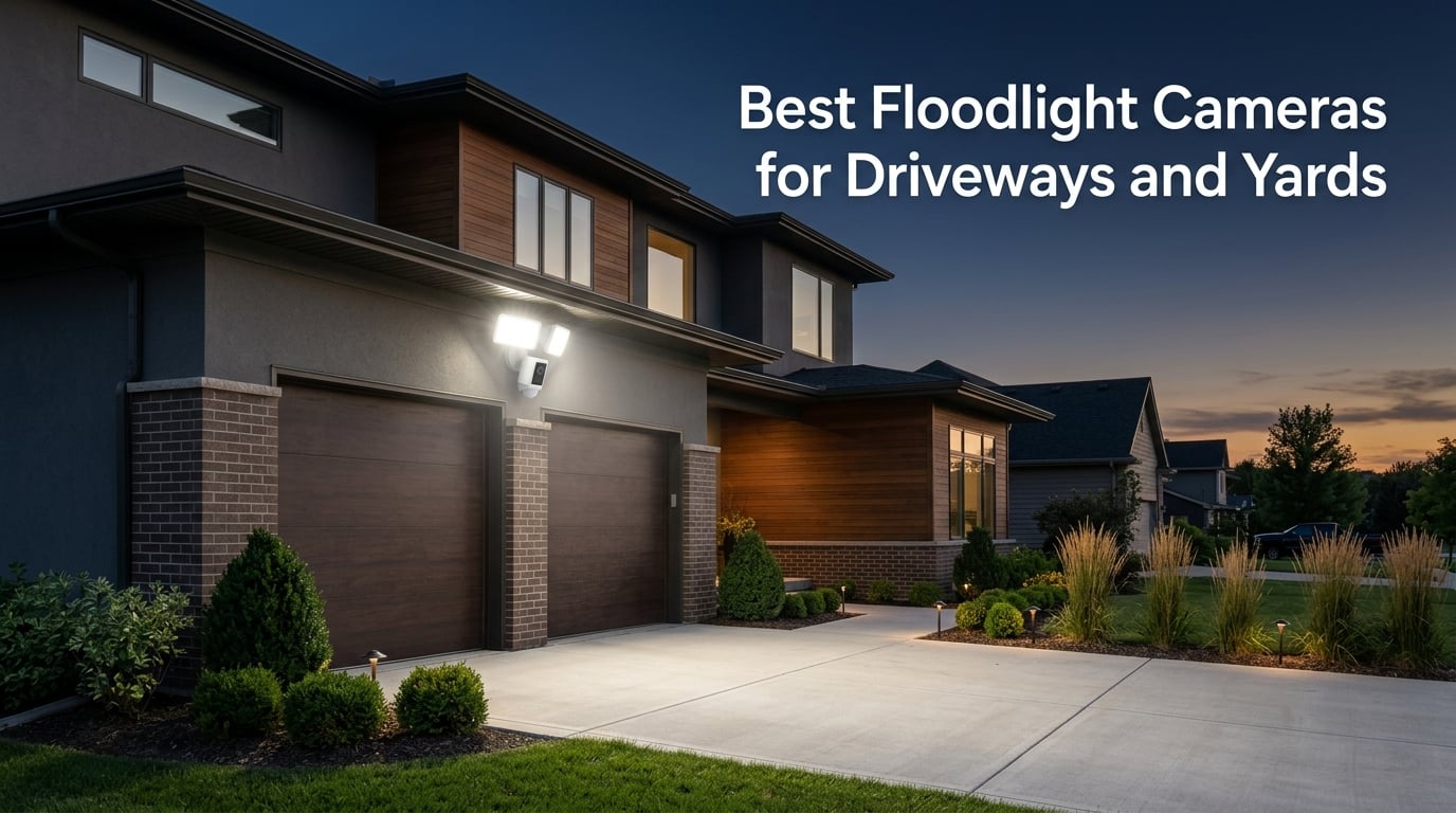Best Floodlight Cameras for Driveways and Yards