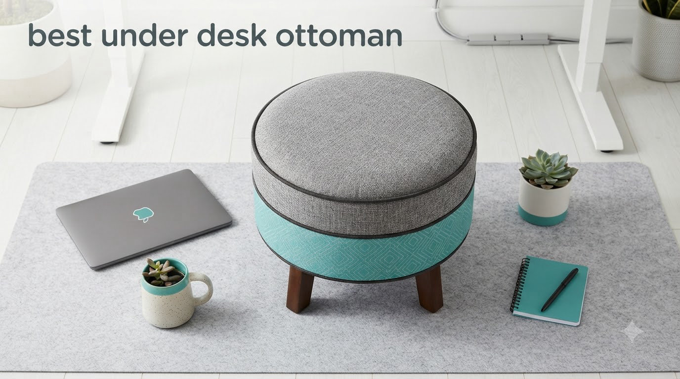 best under desk ottoman
