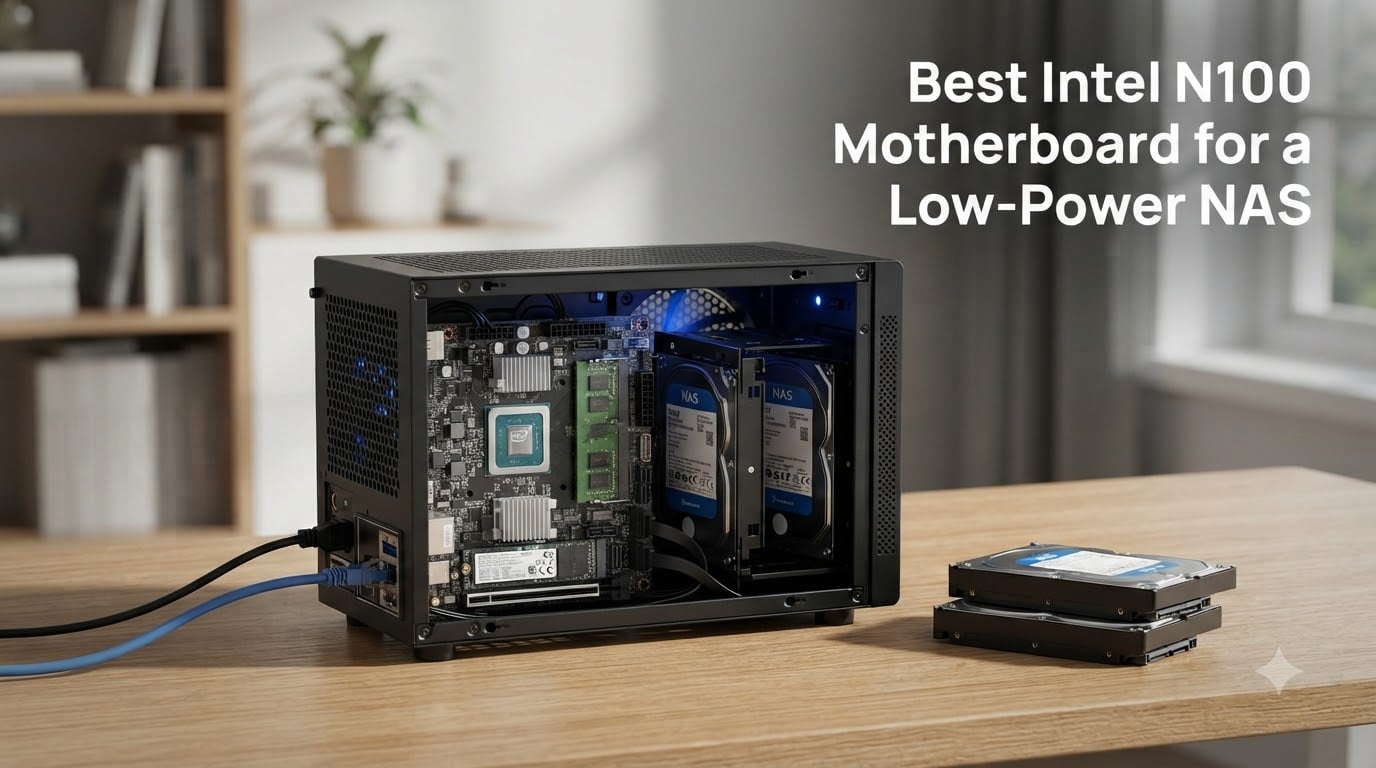 Best Intel N100 Motherboard for a Low-Power NAS
