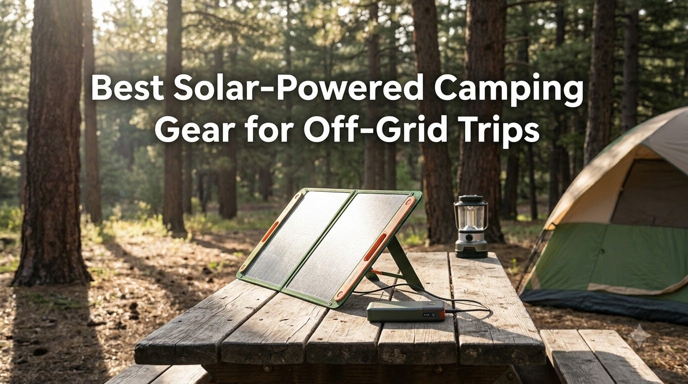 Best Solar-Powered Camping Gear for Off-Grid Trips