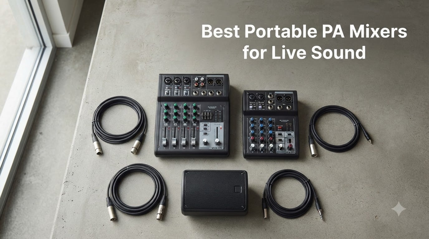 Best Portable PA Mixers for Live Sound
