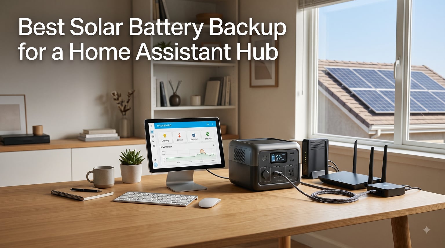 Best Solar Battery Backup for a Home Assistant Hub