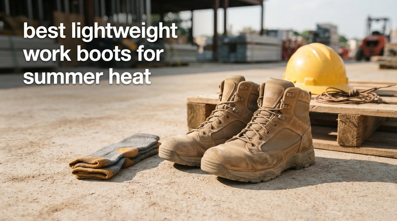 best lightweight work boots for summer heat