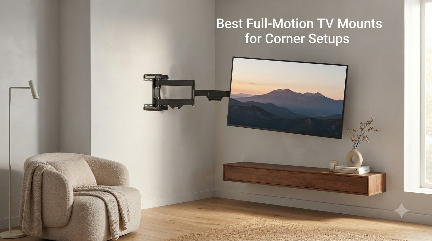 Best Full-Motion TV Mounts for Corner Setups