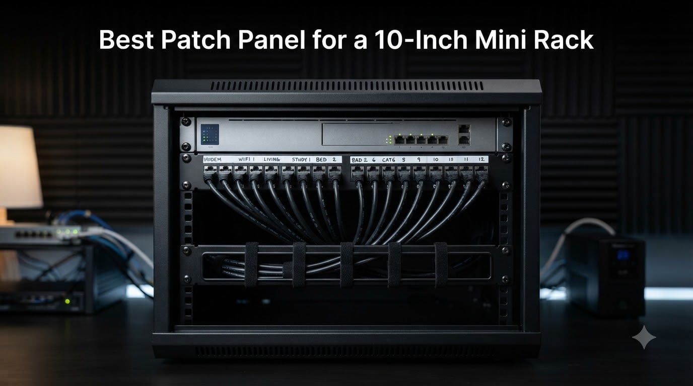 Best Patch Panel for a 10-Inch Mini Rack