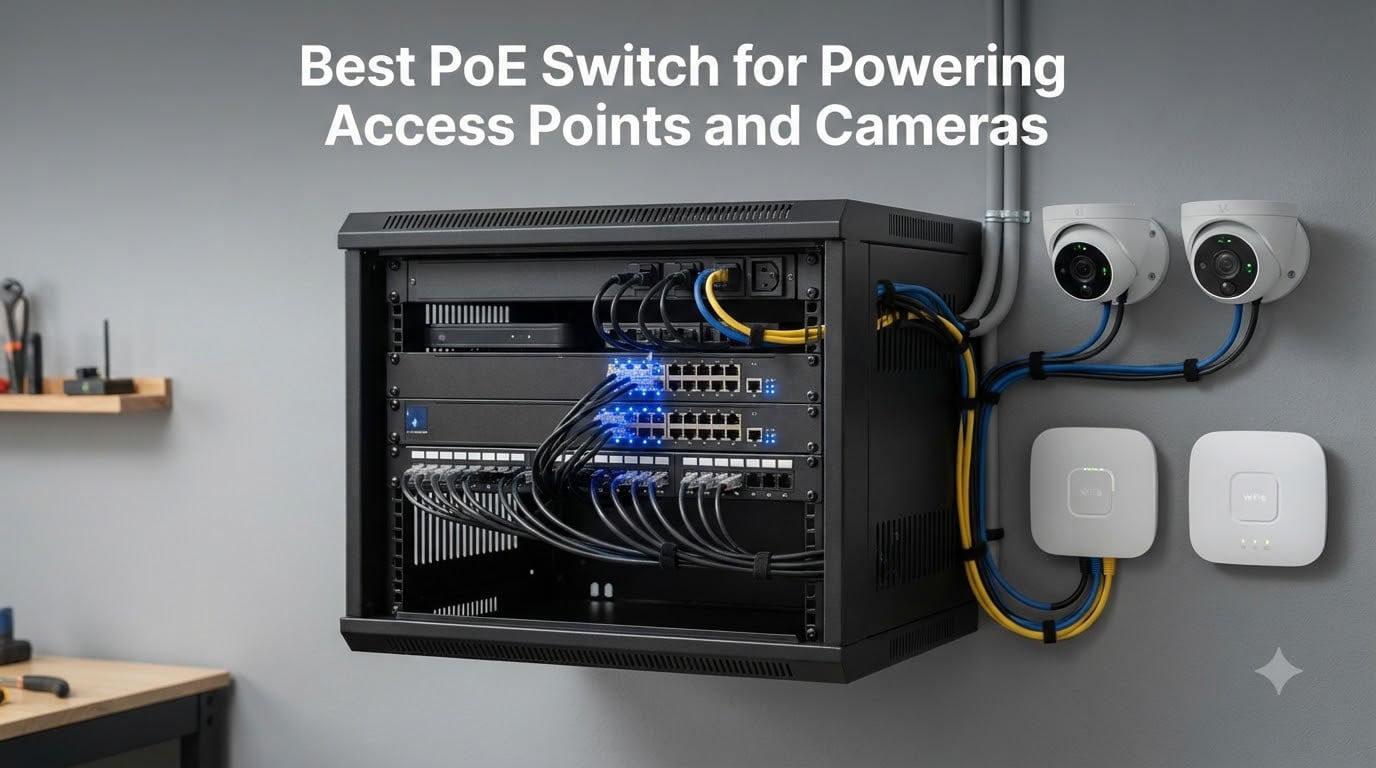 Best PoE Switch for Powering Access Points and Cameras