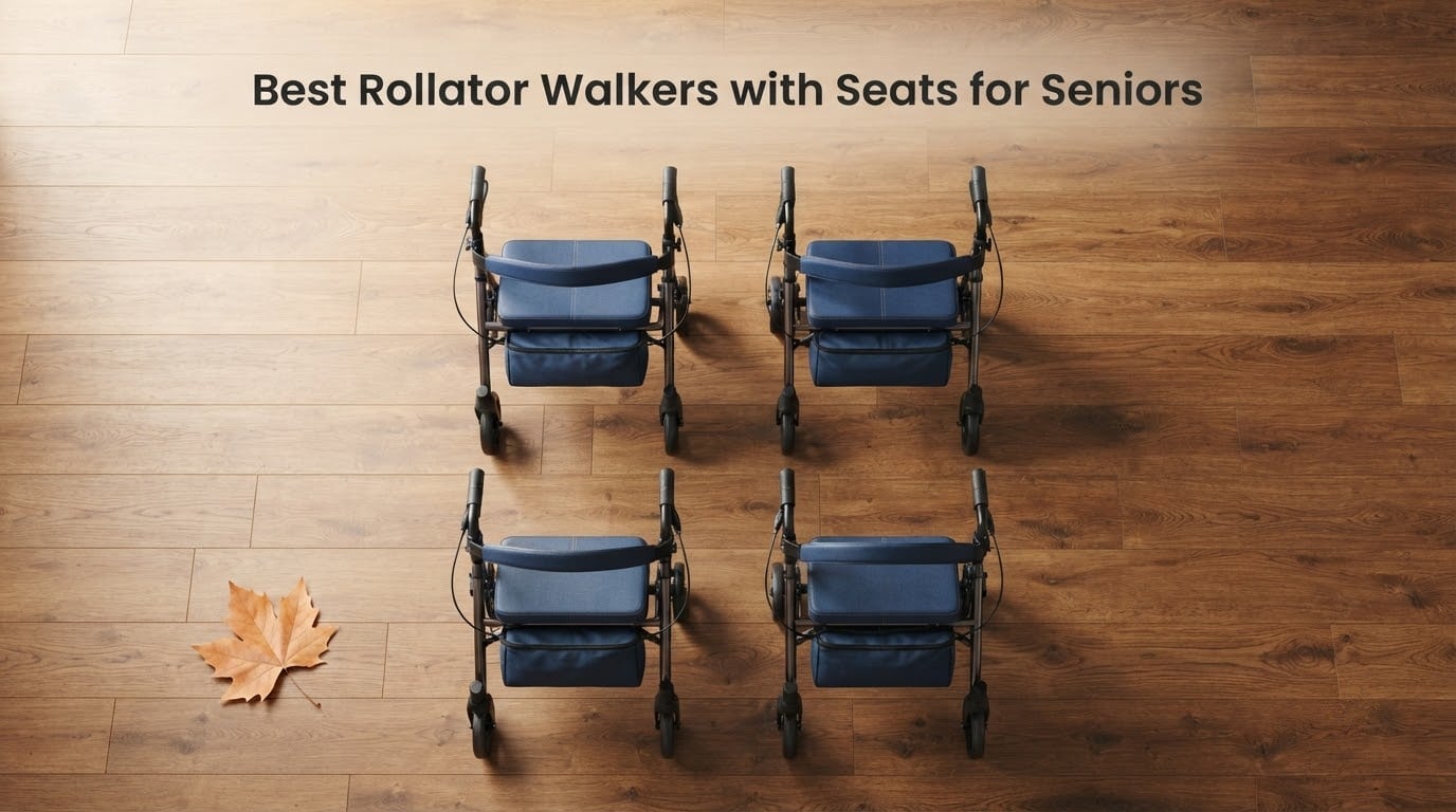 Best Rollator Walkers with Seats for Seniors