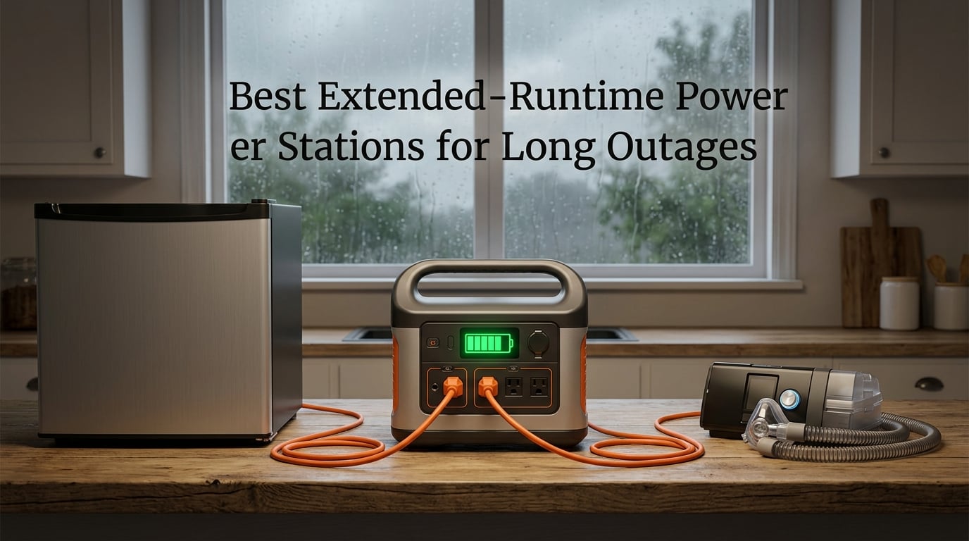 Best Extended-Runtime Power Stations for Long Outages