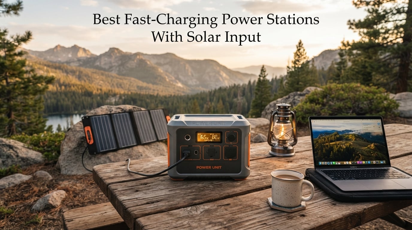 Best Fast-Charging Power Stations With Solar Input