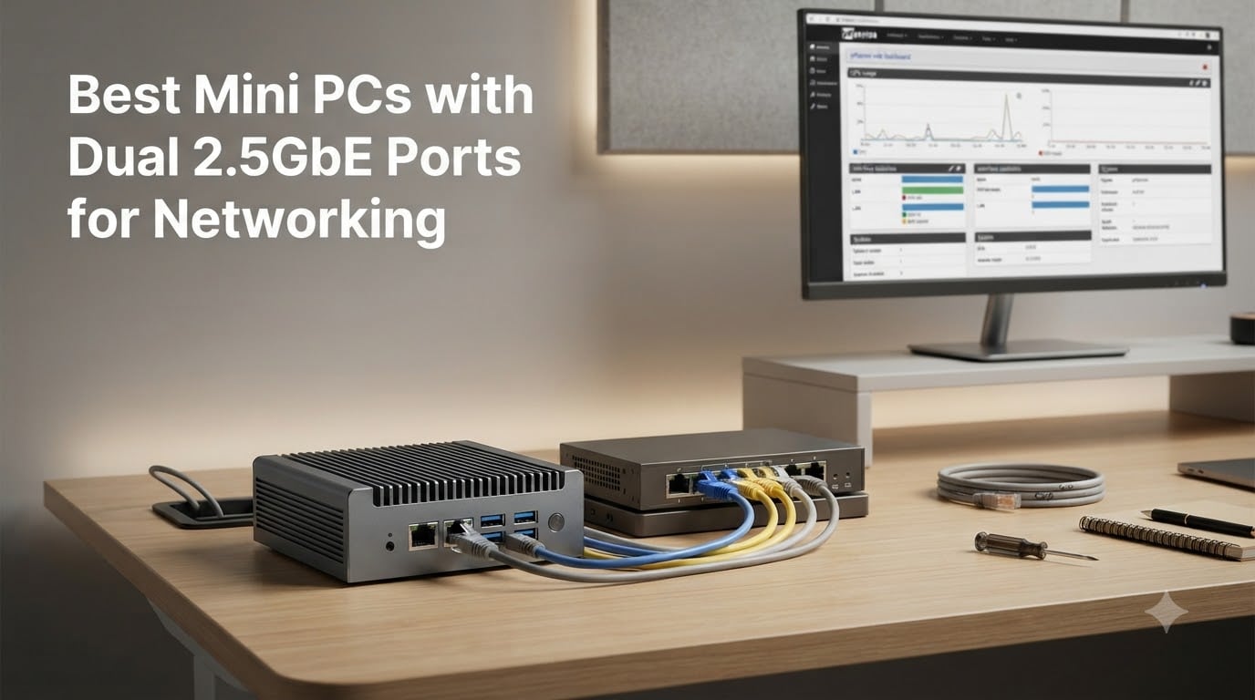 Best Mini PCs with Dual 2.5GbE Ports for Networking