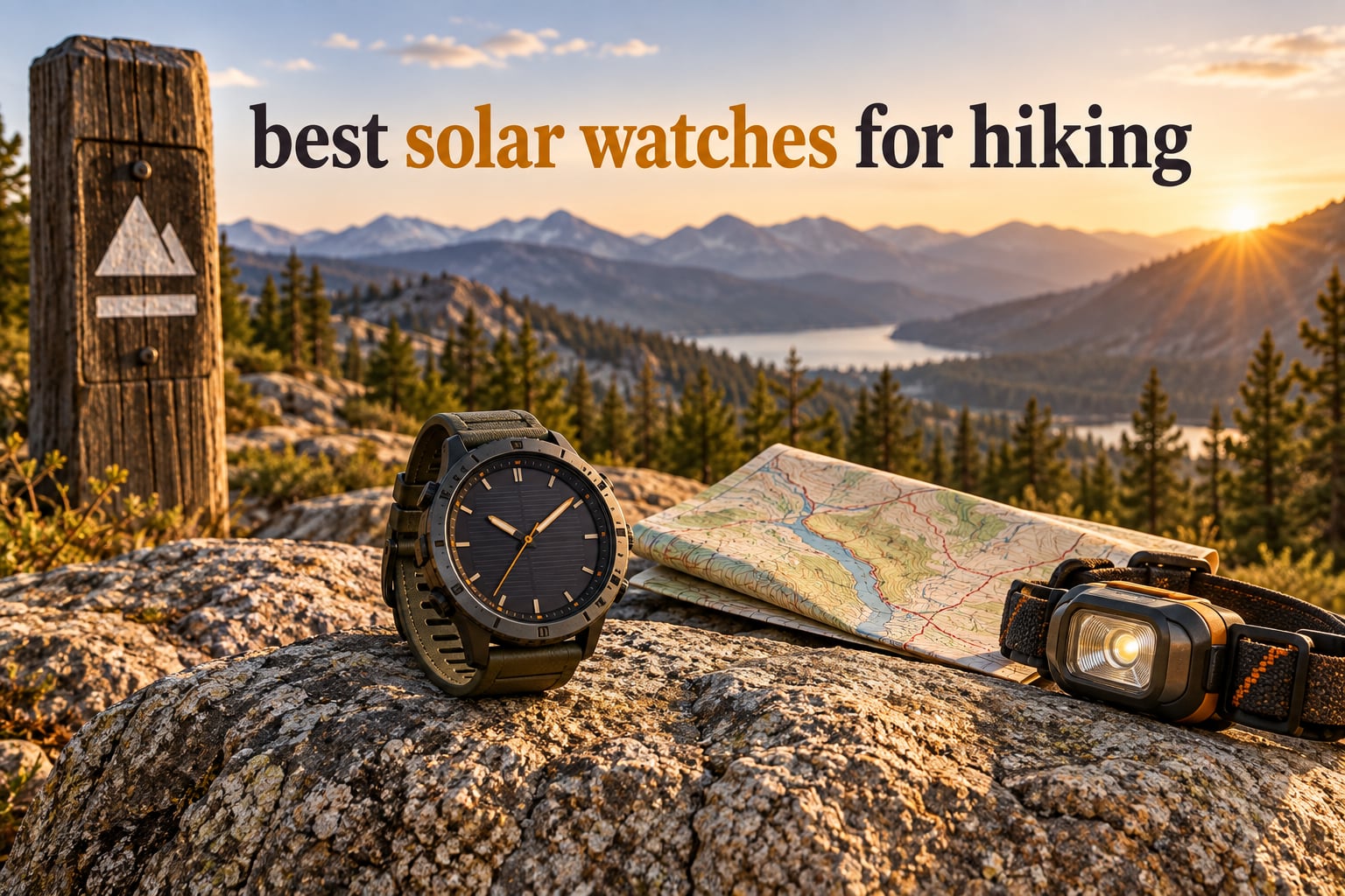 best solar watches for hiking