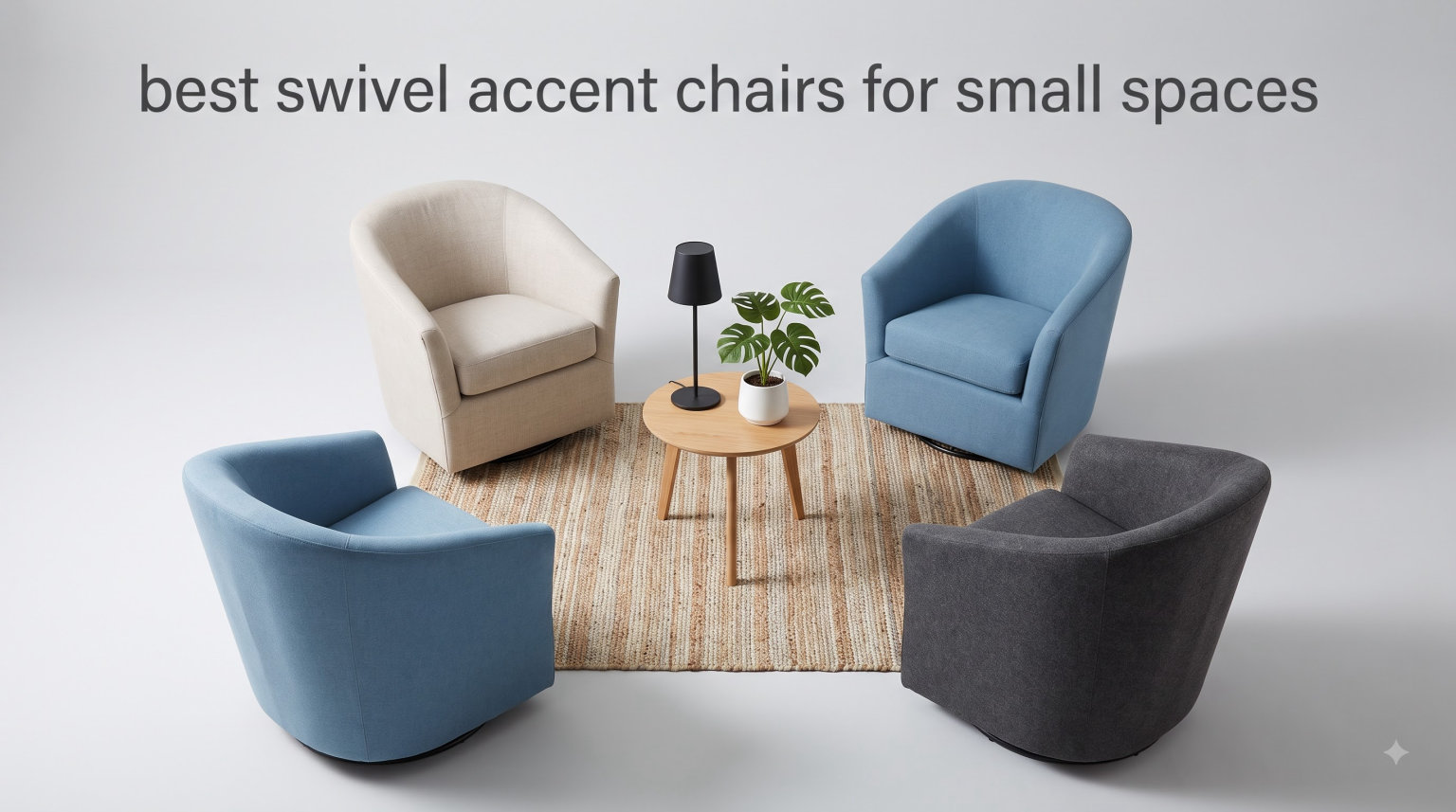 best swivel accent chairs for small spaces