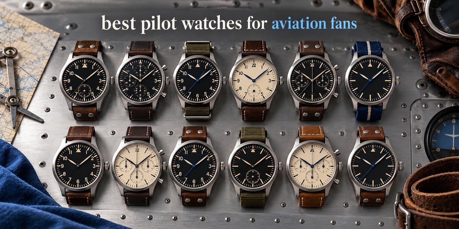 best pilot watches for aviation fans