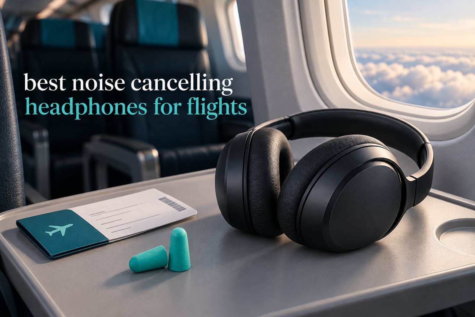 best noise cancelling headphones for flights