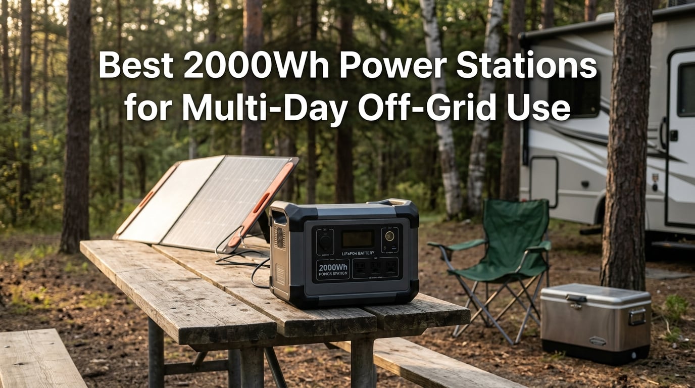 Best 2000Wh Power Stations for Multi-Day Off-Grid Use
