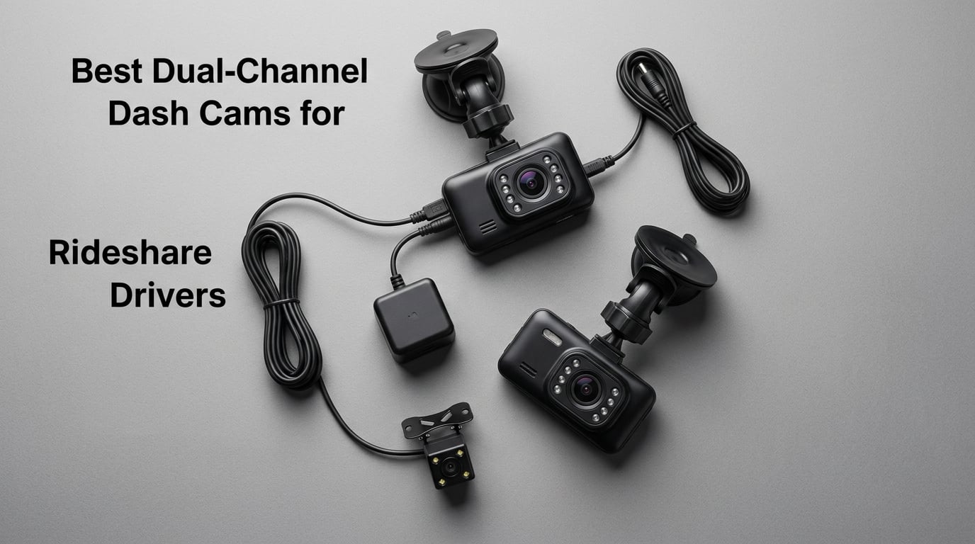 Best Dual-Channel Dash Cams for Rideshare Drivers