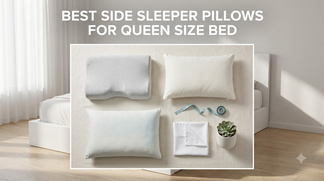 best side sleeper pillows for queen size bed