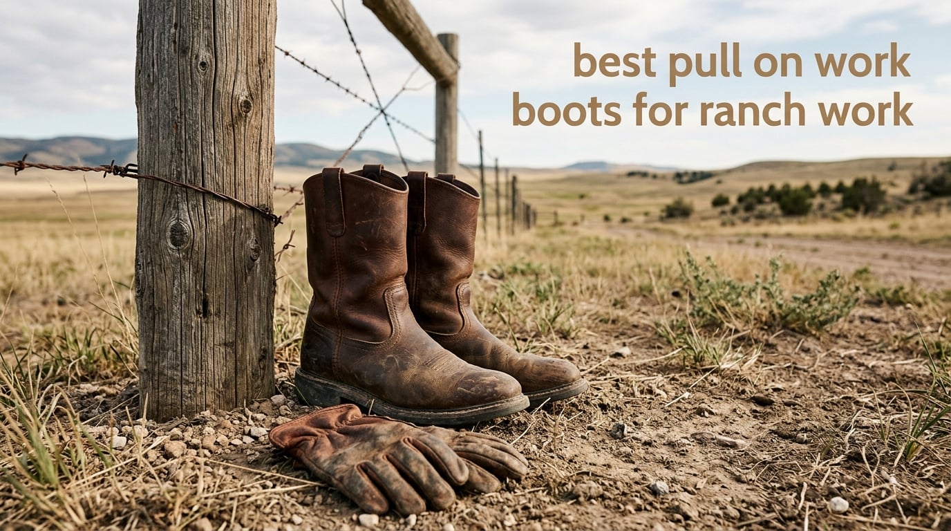 best pull on work boots for ranch work