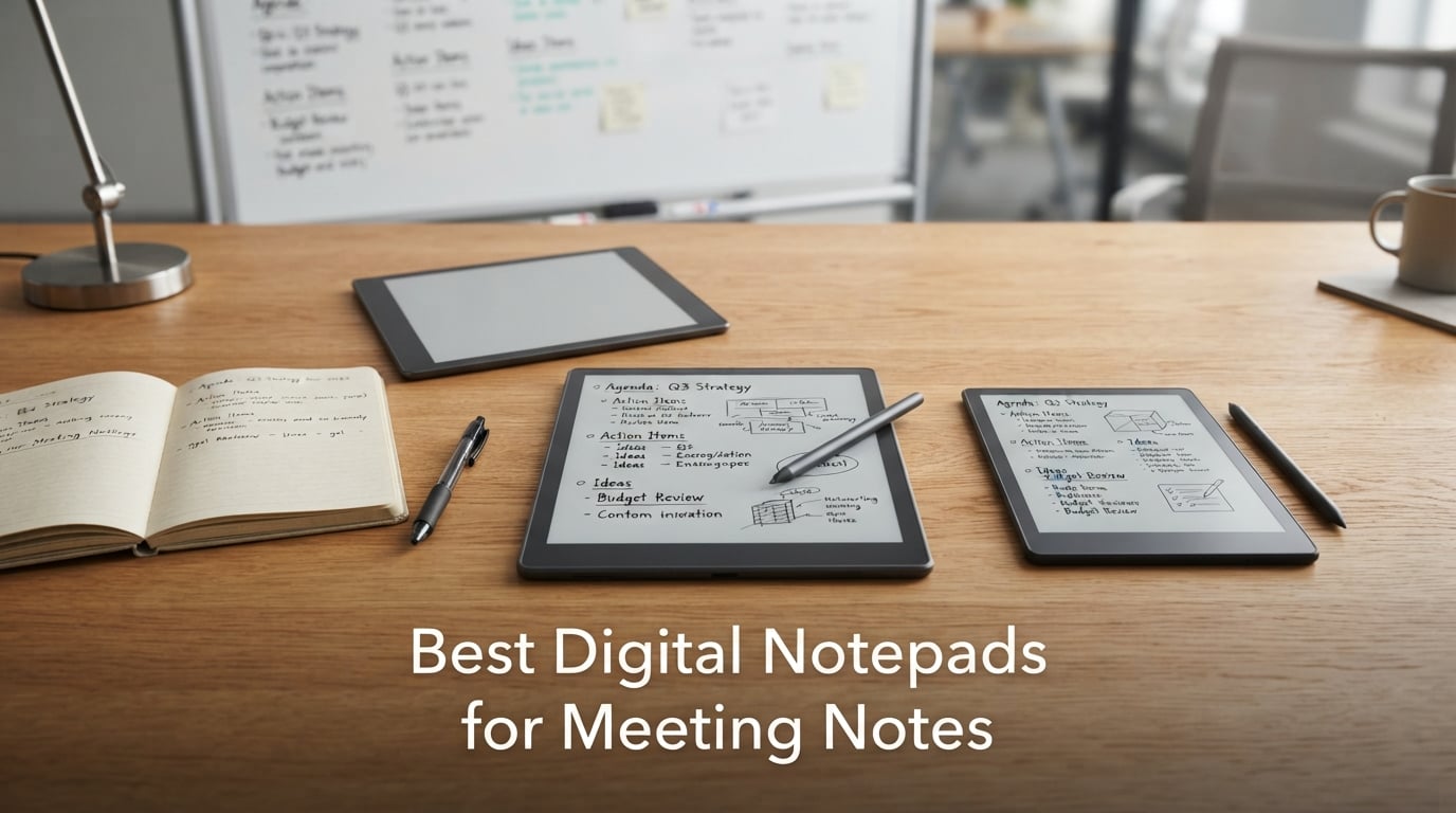 Best Digital Notepads for Meeting Notes