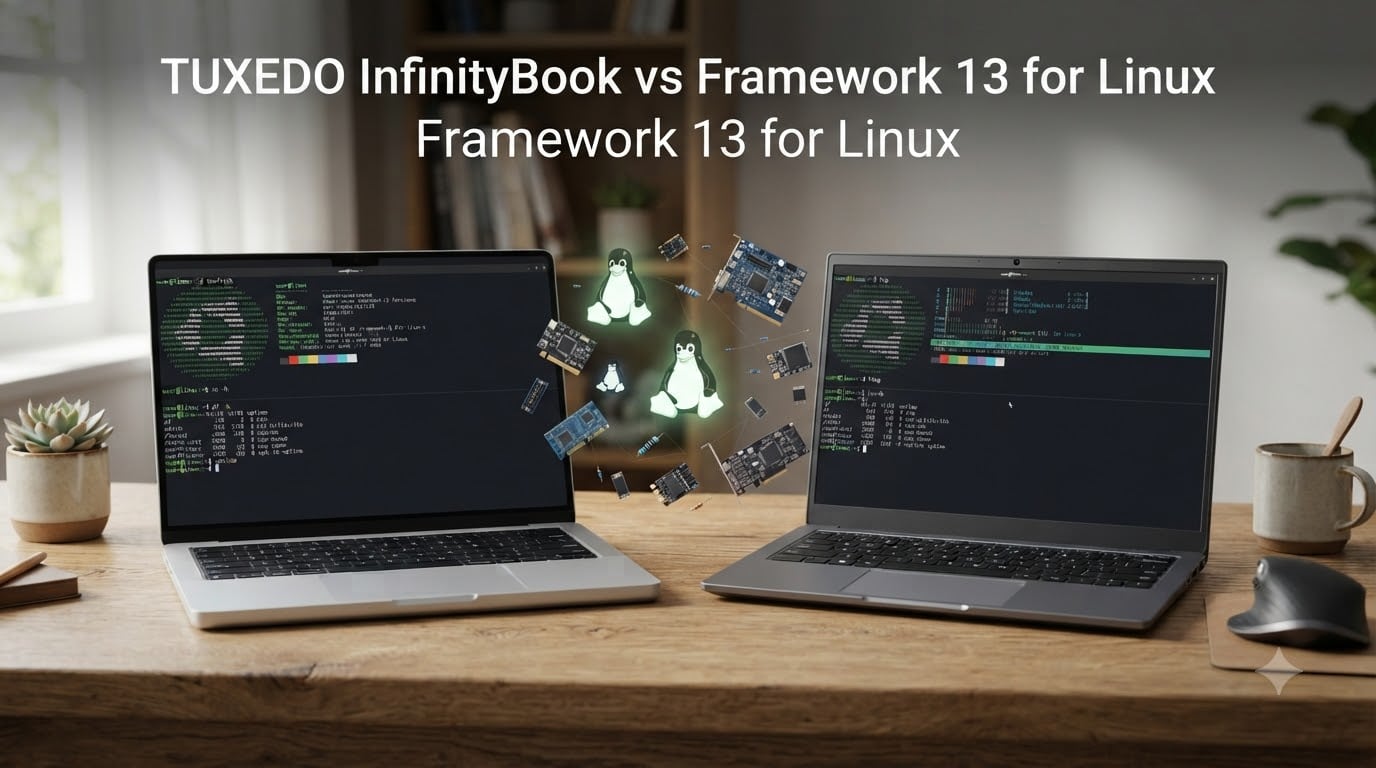 TUXEDO InfinityBook vs Framework 13 for Linux