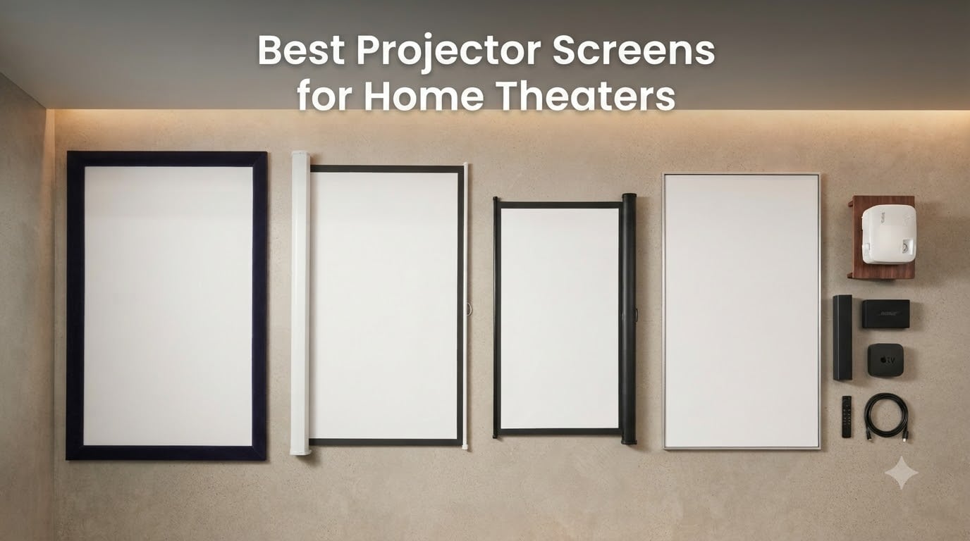 Best Projector Screens for Home Theaters