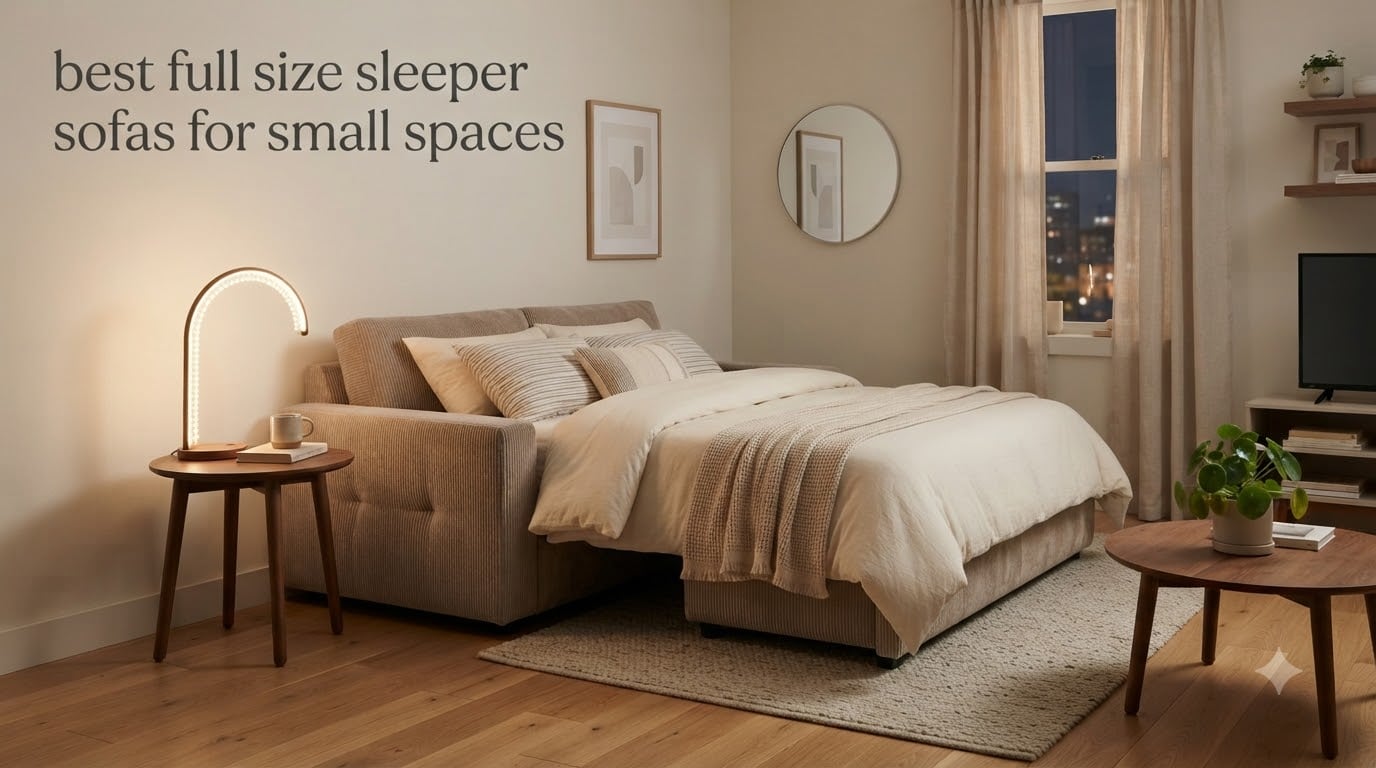 best full size sleeper sofas for small spaces