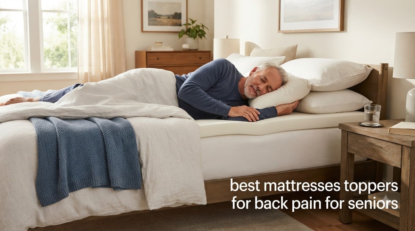 best mattresses toppers for back pain for seniors