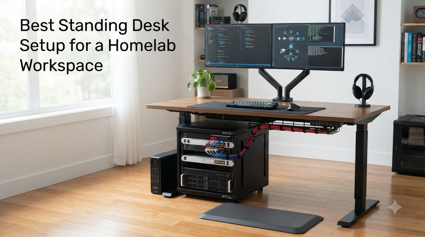 Best Standing Desk Setup for a Homelab Workspace