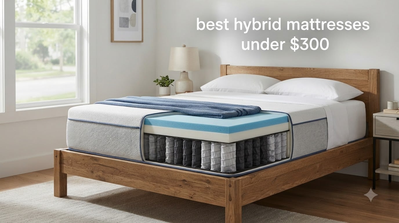 best hybrid mattresses under $300