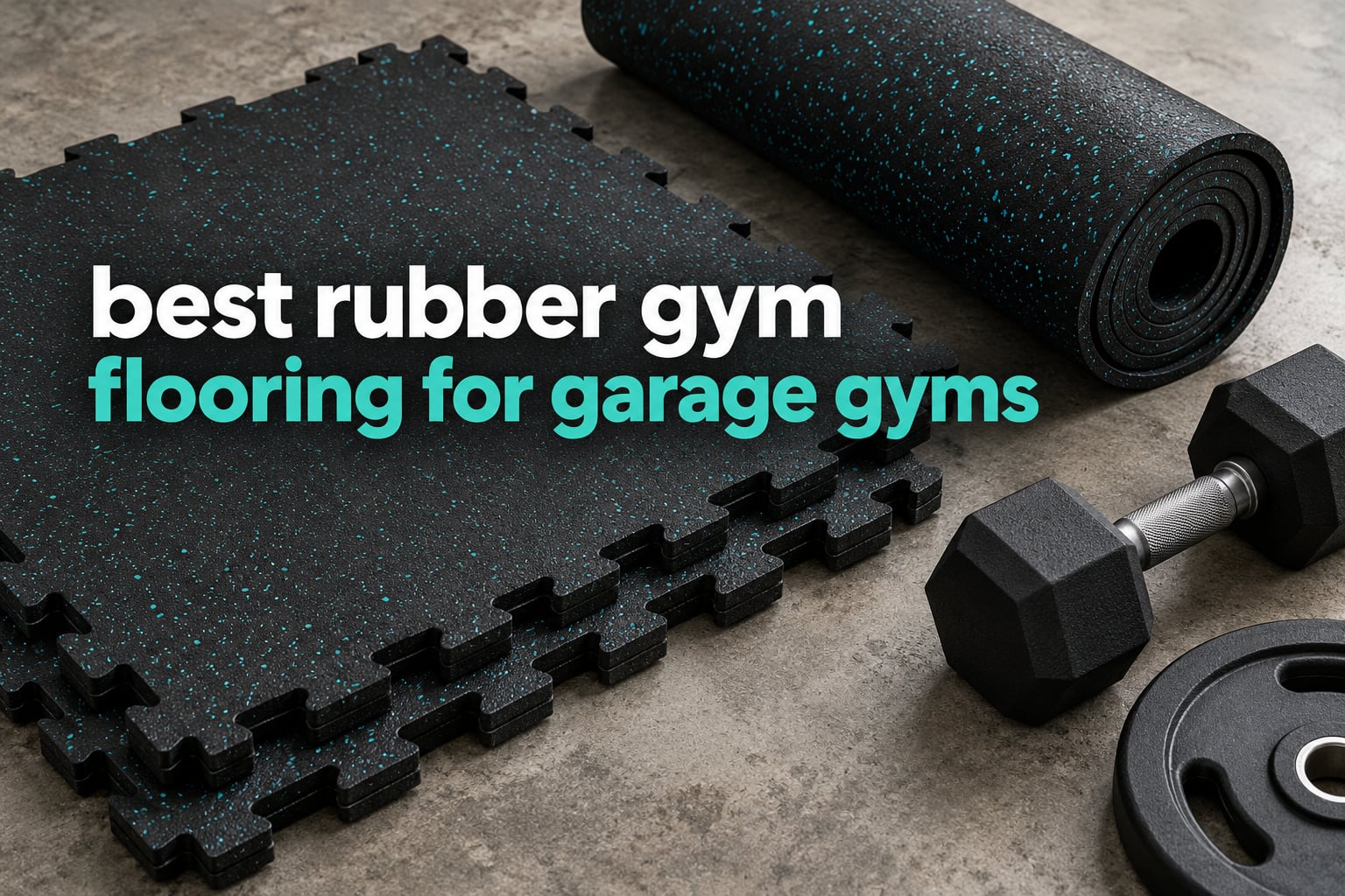 best rubber gym flooring for garage gyms