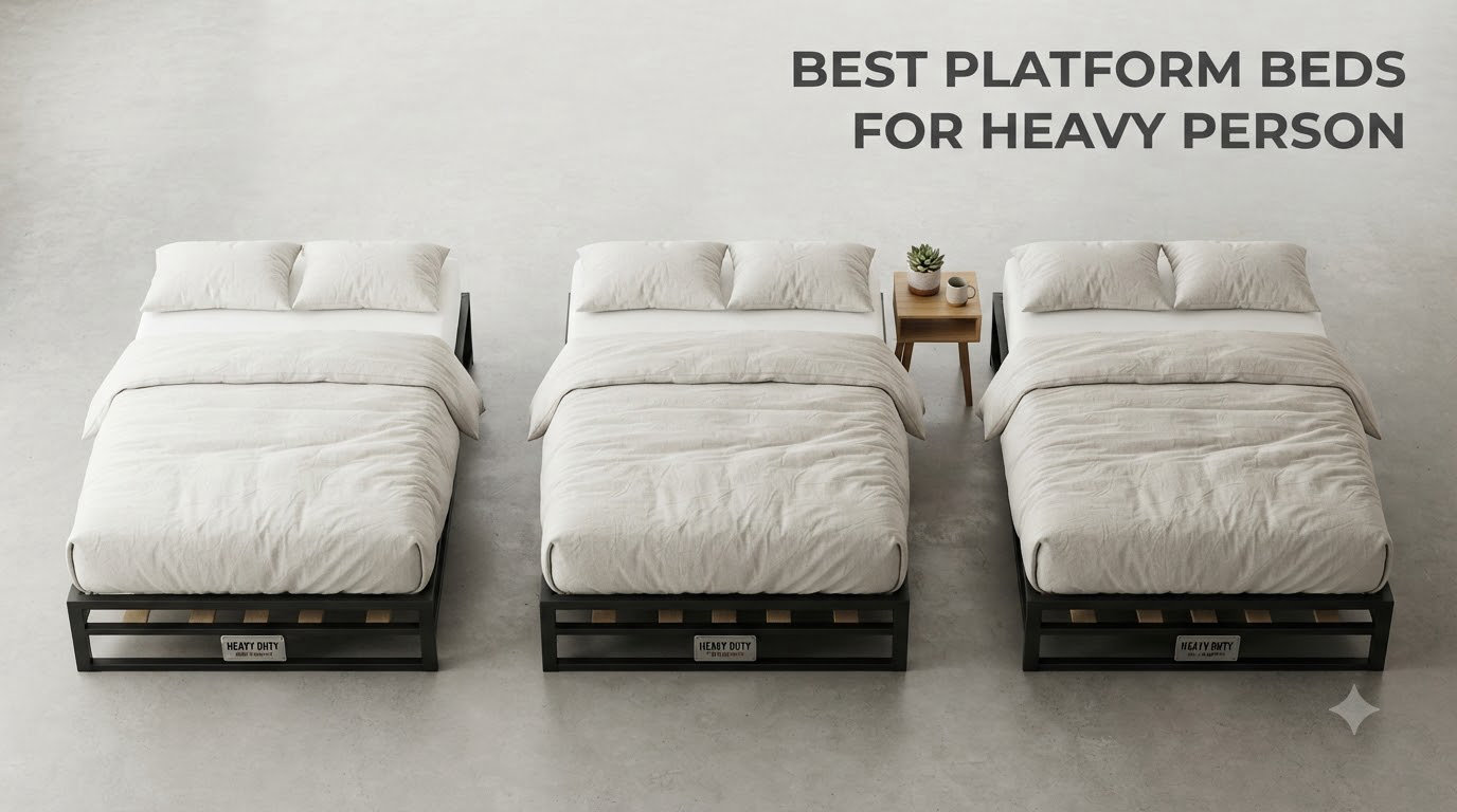 best platform beds for heavy person