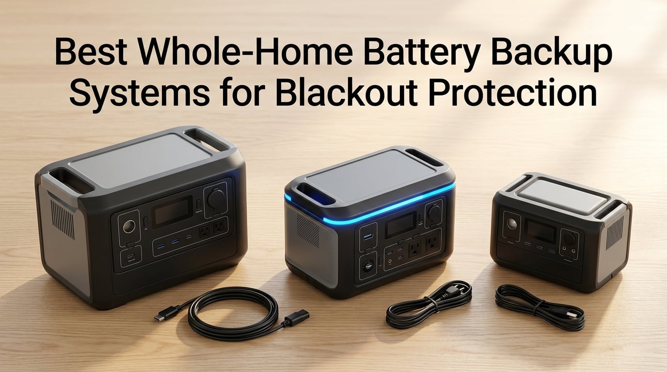 Best Whole-Home Battery Backup Systems for Blackout Protection