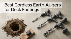 Best Cordless Earth Augers for Deck Footings