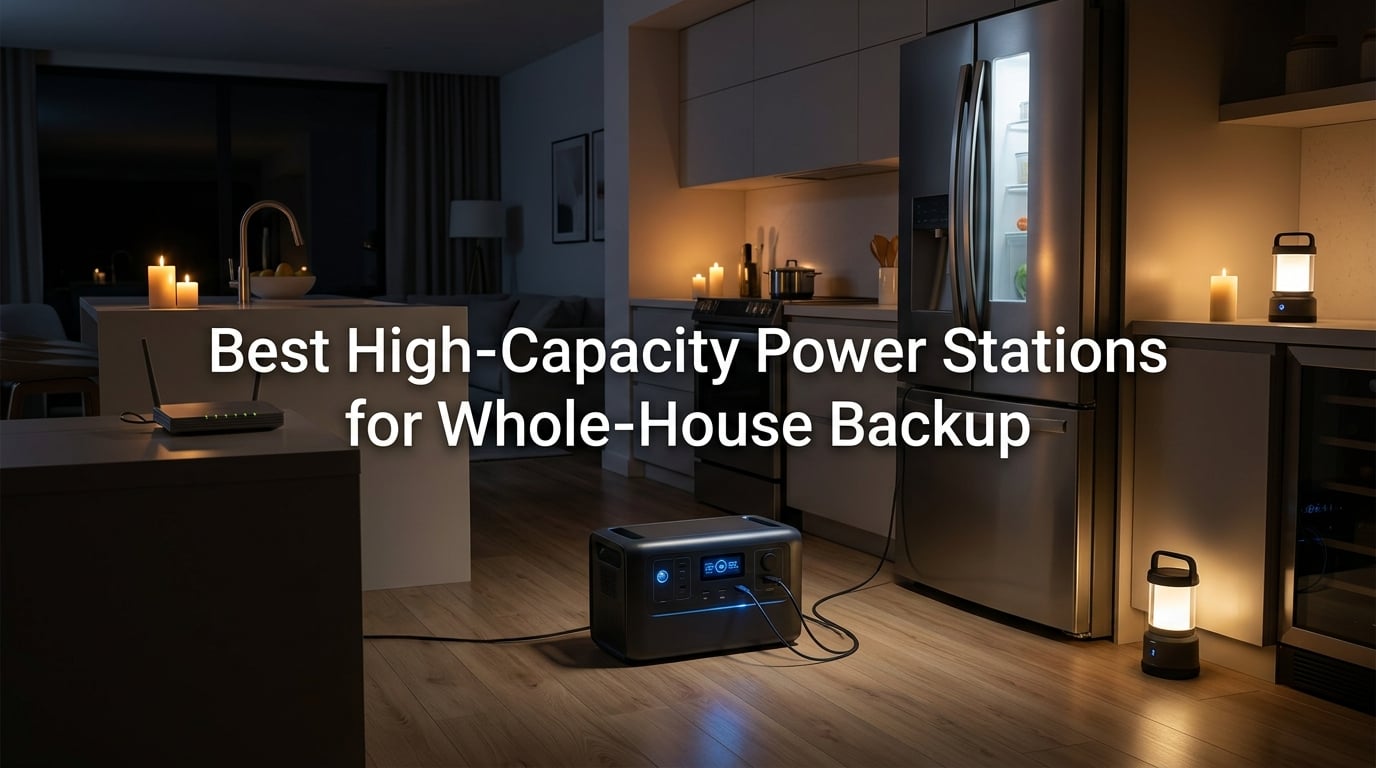 Best High-Capacity Power Stations for Whole-House Backup