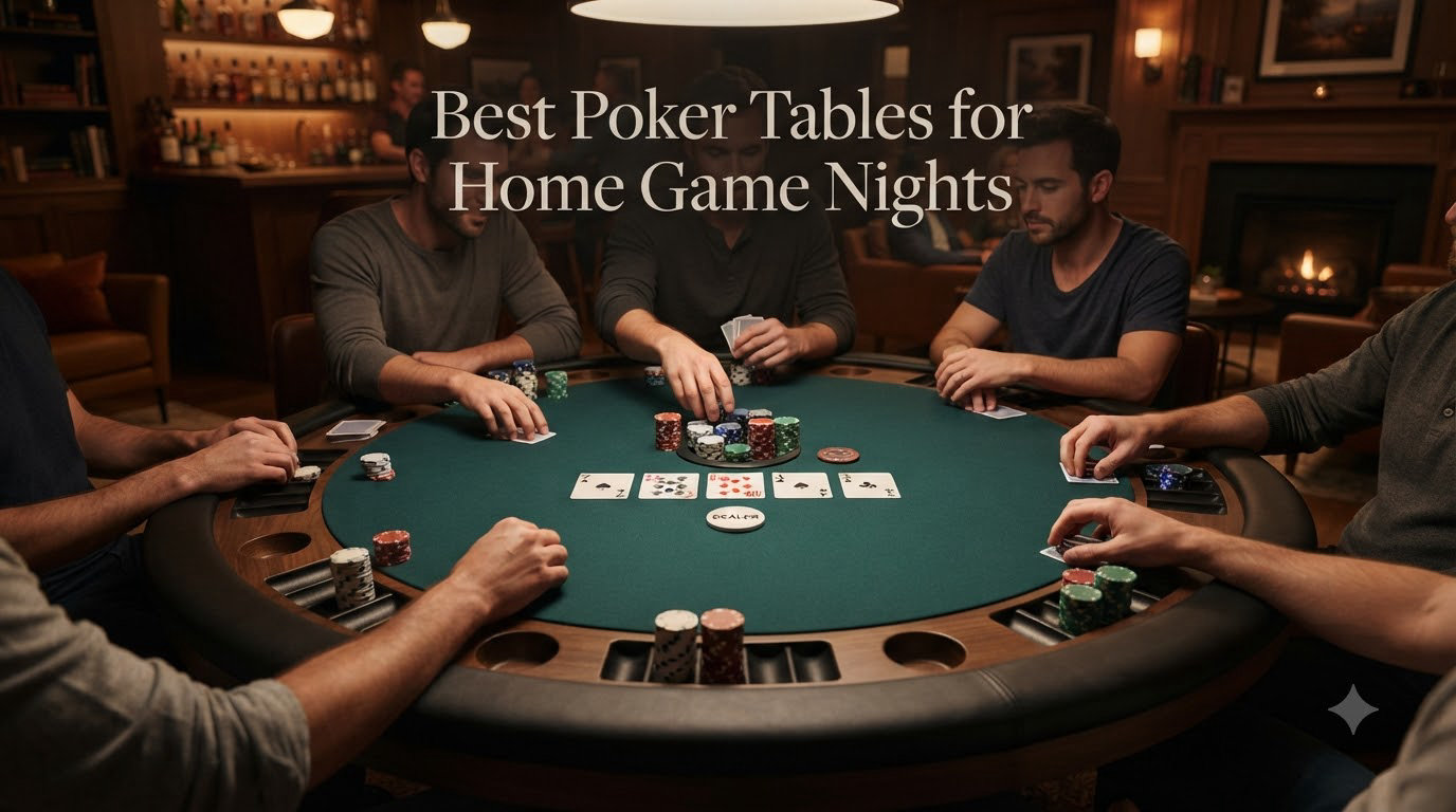 Best Poker Tables for Home Game Nights