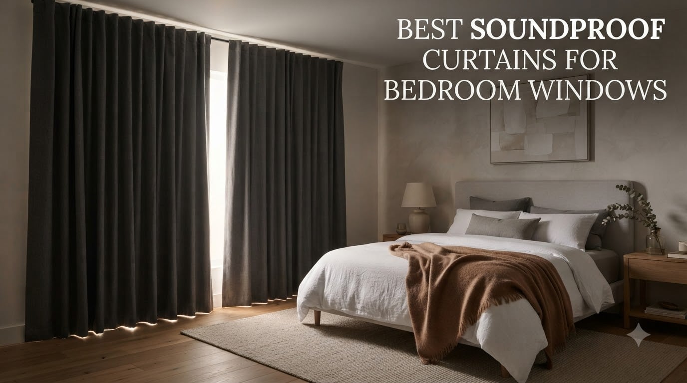 best soundproof curtains for bedroom windows