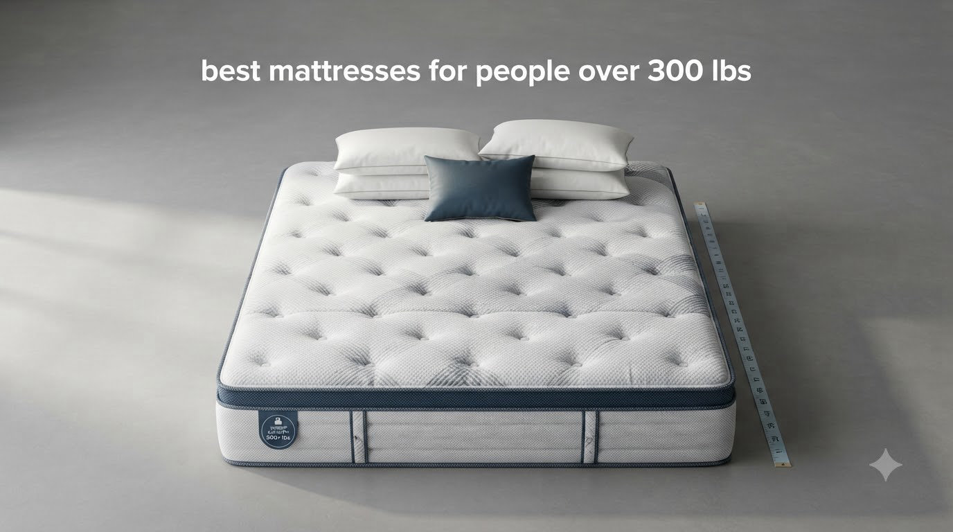 best mattresses for people over 300 lbs
