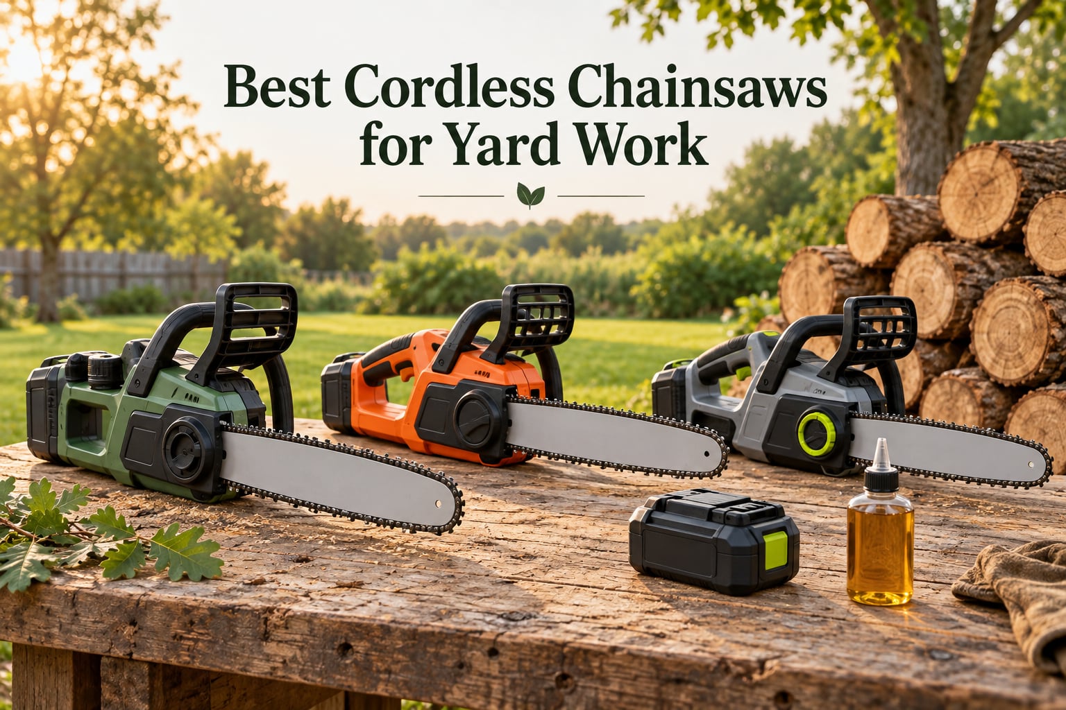 Best Cordless Chainsaws for Yard Work