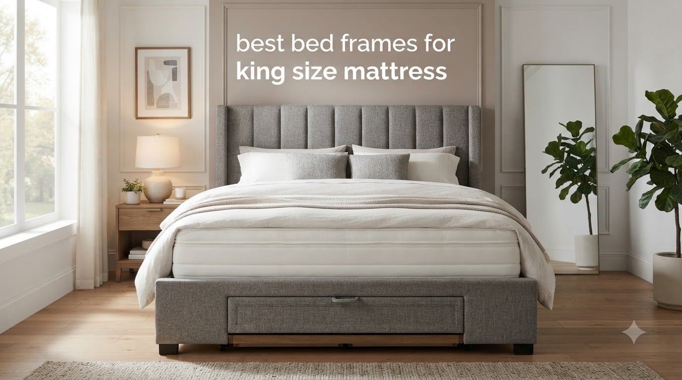 best bed frames for king size mattress