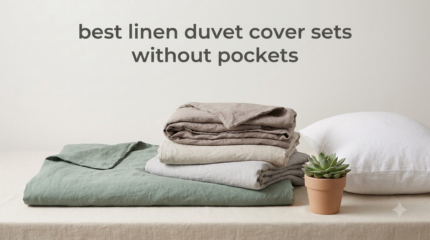 best linen duvet cover sets without pockets