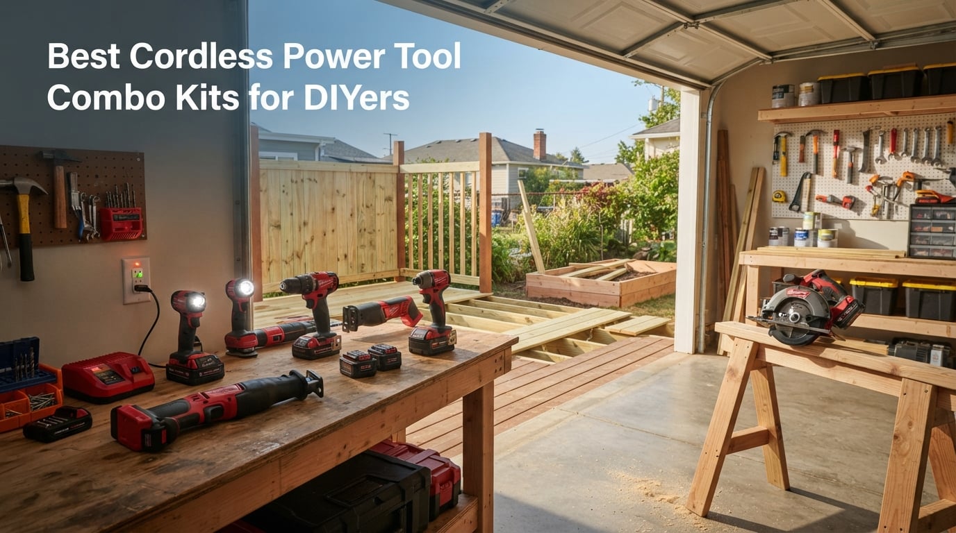 Best Cordless Power Tool Combo Kits for DIYers
