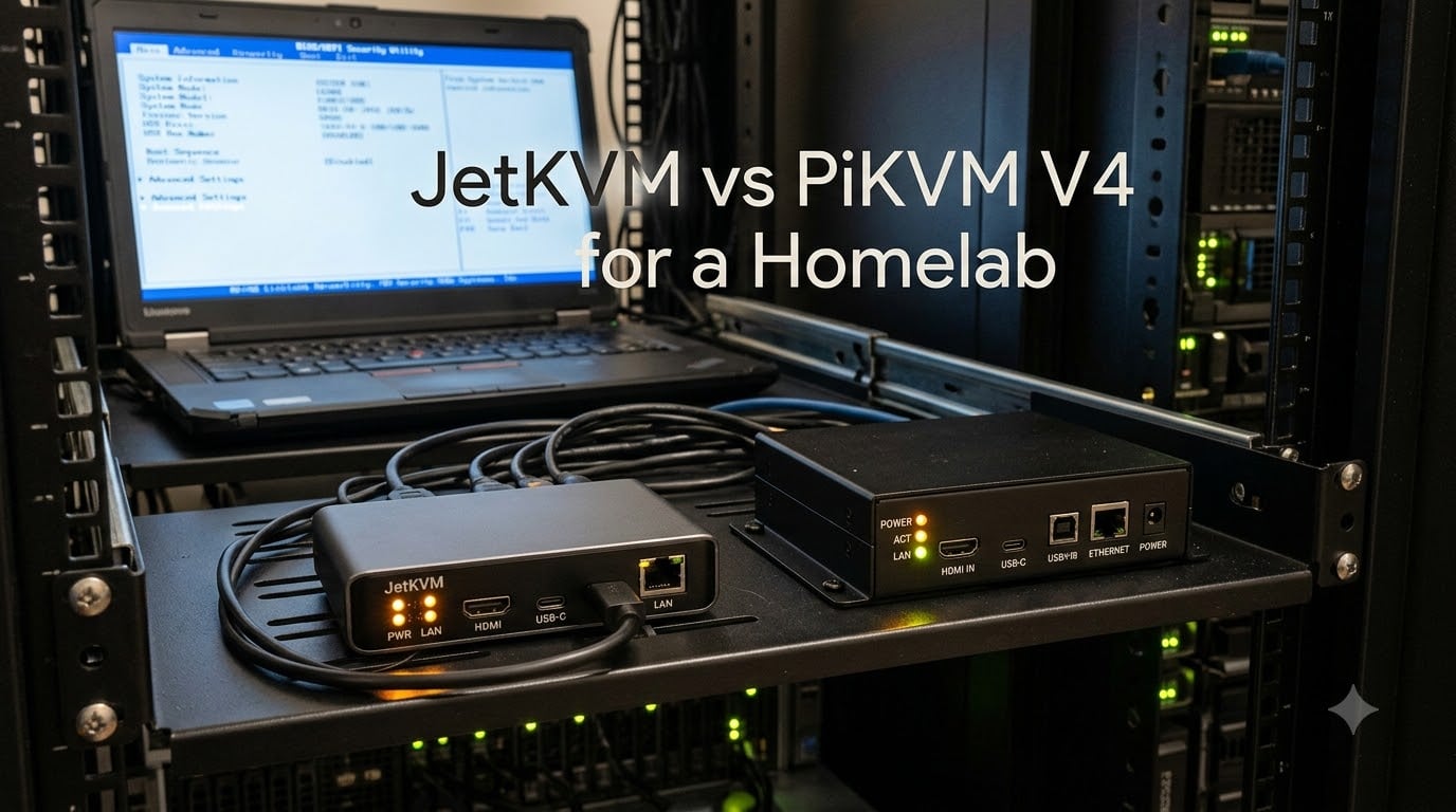 JetKVM vs PiKVM V4 for a Homelab