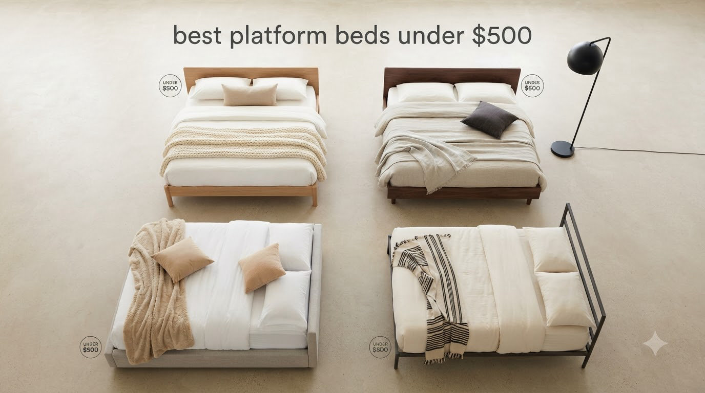 best platform beds under $500
