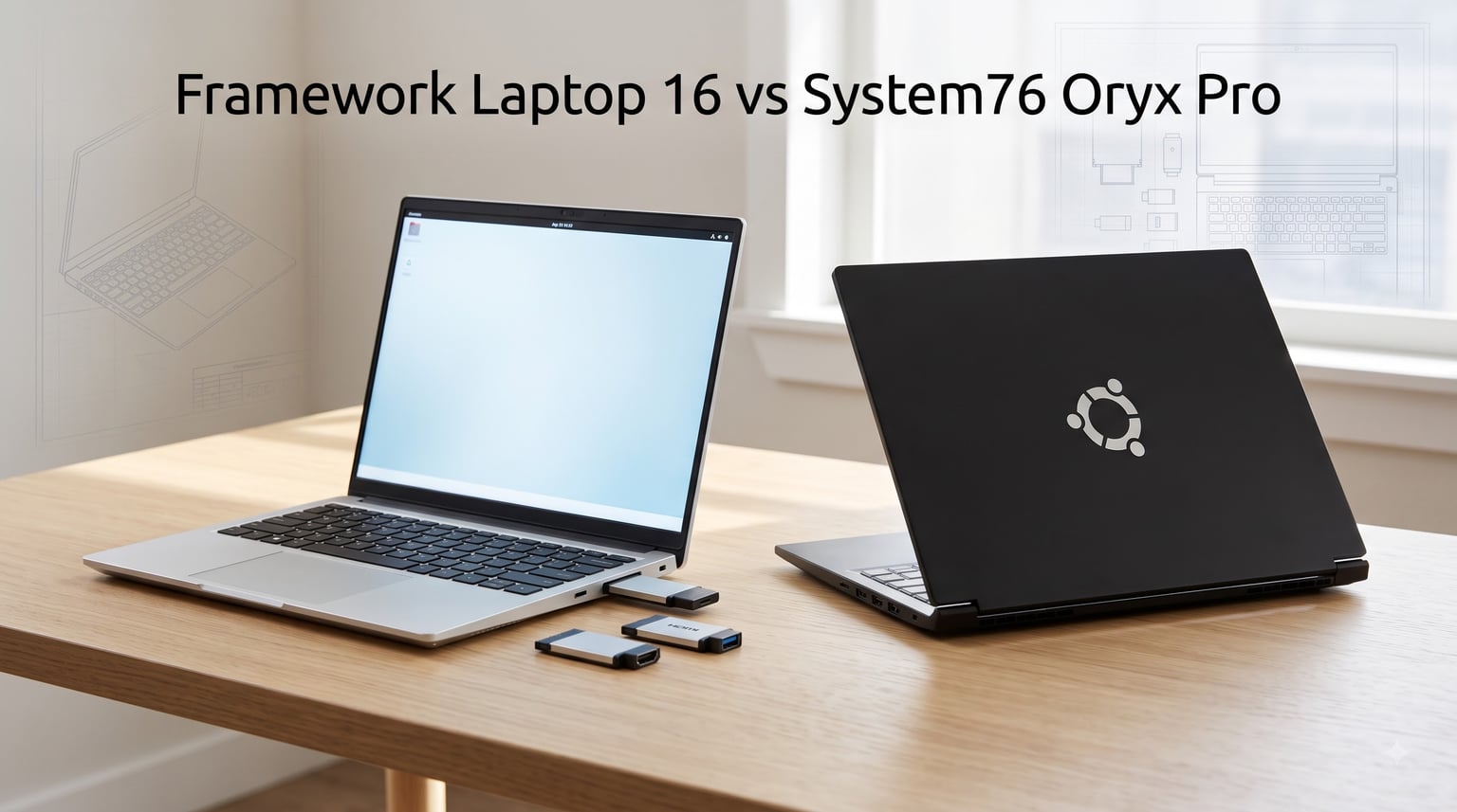 Framework Laptop 16 vs System76 Oryx Pro