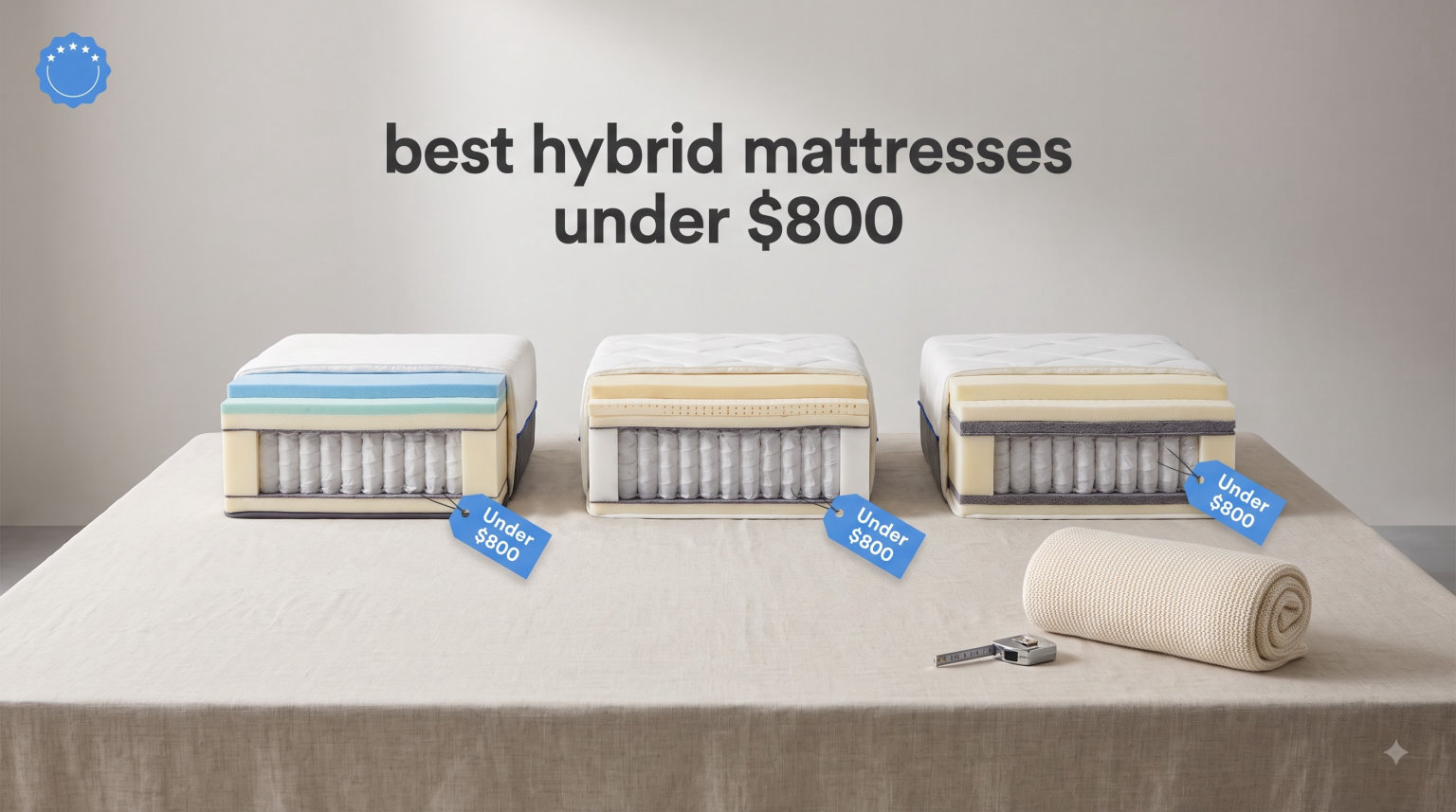 best hybrid mattresses under $800