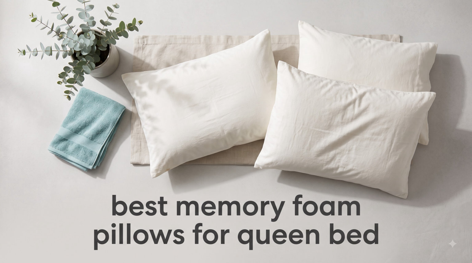 best memory foam pillows for queen bed