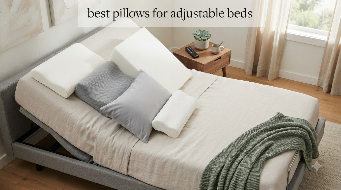 best pillows for adjustable beds