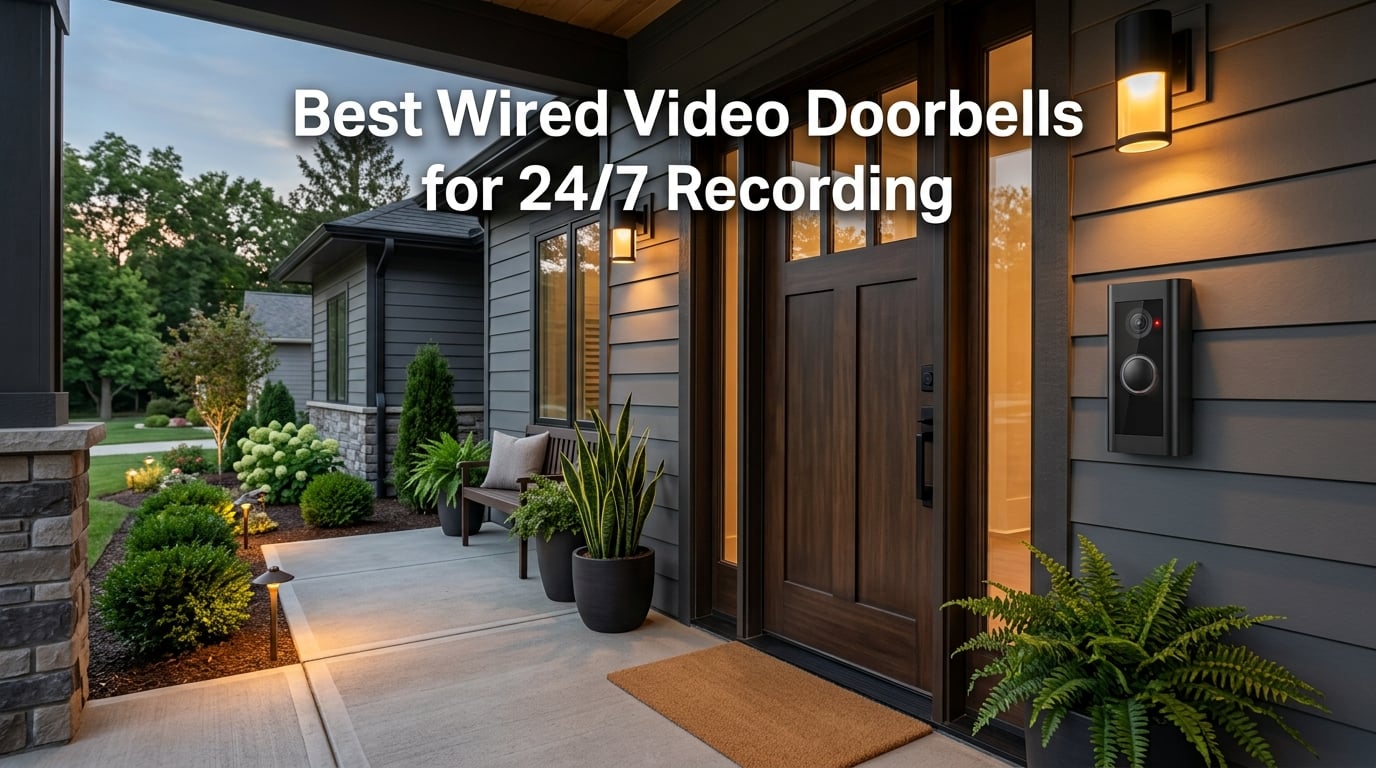Best Wired Video Doorbells for 24/7 Recording