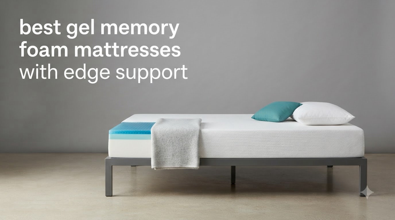 best gel memory foam mattresses with edge support